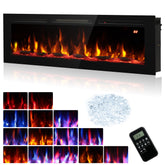 Valuxhome Electric Fireplace Recessed Electric Fireplace inserts,Freestanding and Wall-Mounted,14 Flame Colors,6-Brightness Levels,62℉-99℉-EFW